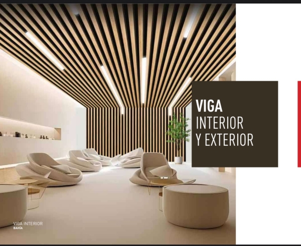 Viga interior y exterior