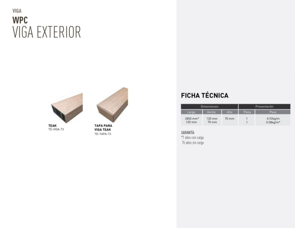 Viga interior y exterior - Imagen 2